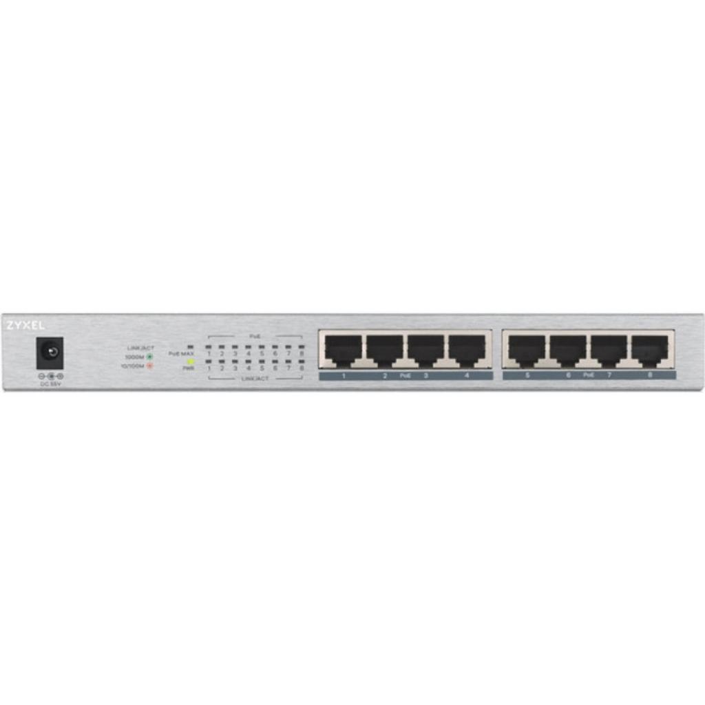 Комутатор мережевий ZyXel GS1008HP-EU0101F - зображення 3