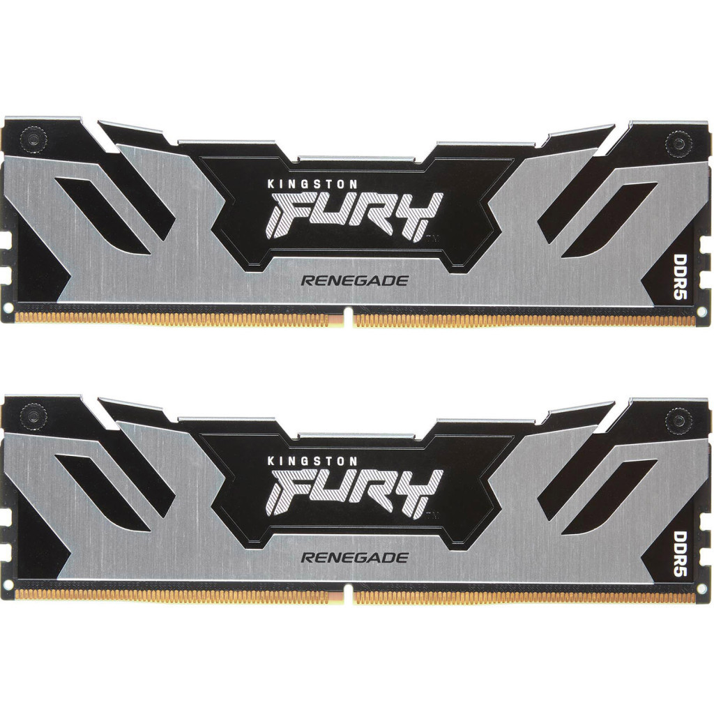Модуль пам'яті для комп'ютера DDR5 32GB (2x16GB) 6800 MHz Renegade Silver XMP Kingston Fury (ex.HyperX) (KF568C36RSK2-32) - зображення 1