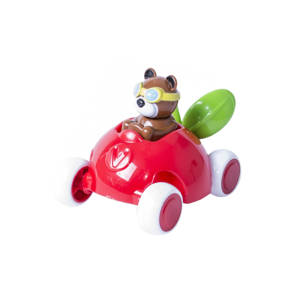 Машина Viking Toys у вигляді ягоди брусниці з ведмедем (81367) - зображення 1