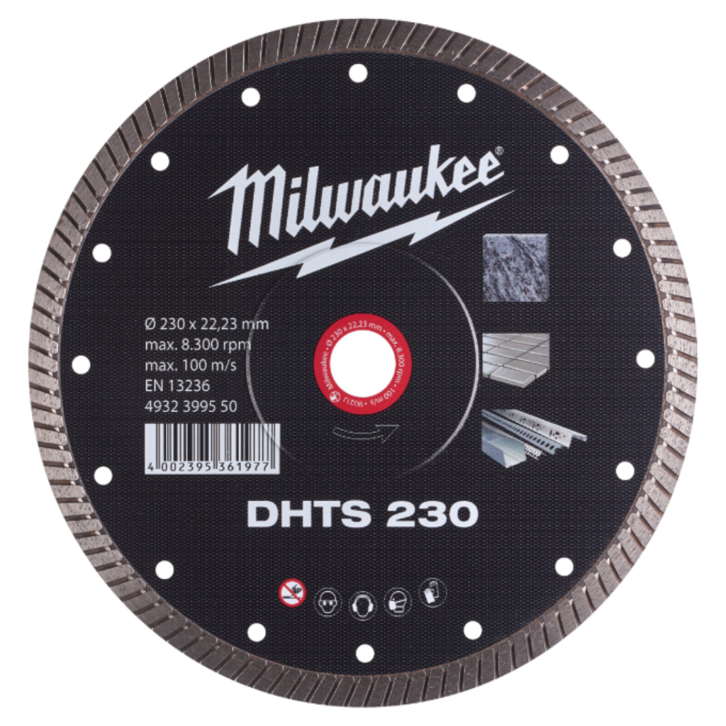 Круг відрізний Milwaukee алмазний DHTS 230, 230мм (4932399550) - зображення 1