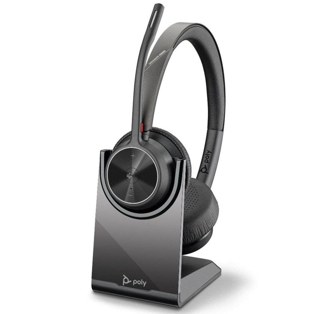 Навушники Poly Voyager 4320-M з адаптером BT700 with Charge Stand Stereo (77Z32AA) - зображення 1