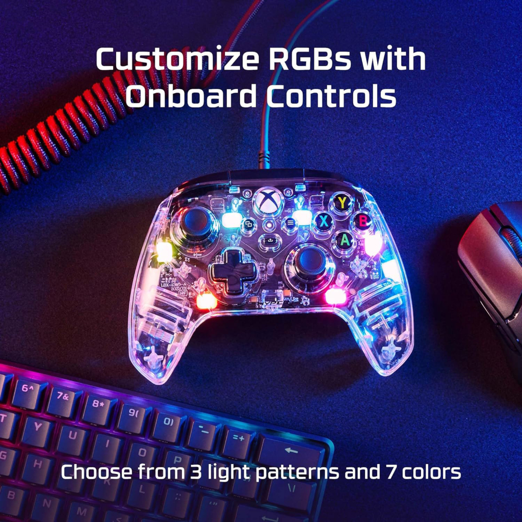 Геймпад HyperX Clutch Gladiate RGB for PC/Xbox Clear (7D6H2AA) - зображення 10