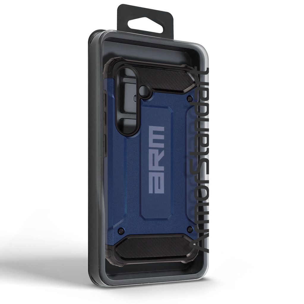 Чохол до мобільного телефона Armorstandart Panzer Samsung S24 Dark Blue (ARM73721) - зображення 7