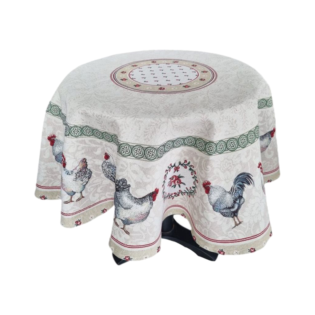 Скатертина Прованс Курочки 95х100 (4823093438309) - зображення 1