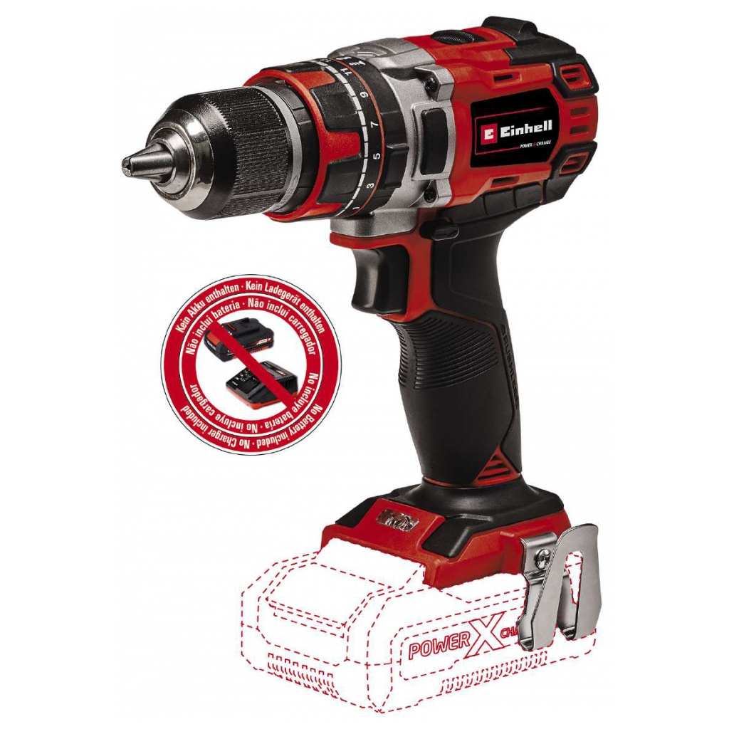 Шуруповерт Einhell TE-CD 18/50 Li-i BL-Solo, PXC (без АКБ і ЗП) (4513942) - зображення 3
