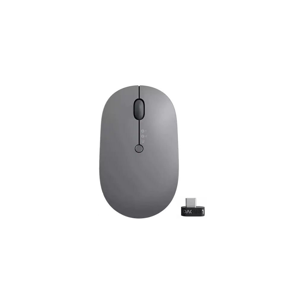 Мишка Lenovo Go Multi Device Wireless Grey (4Y51C21217) - зображення 1