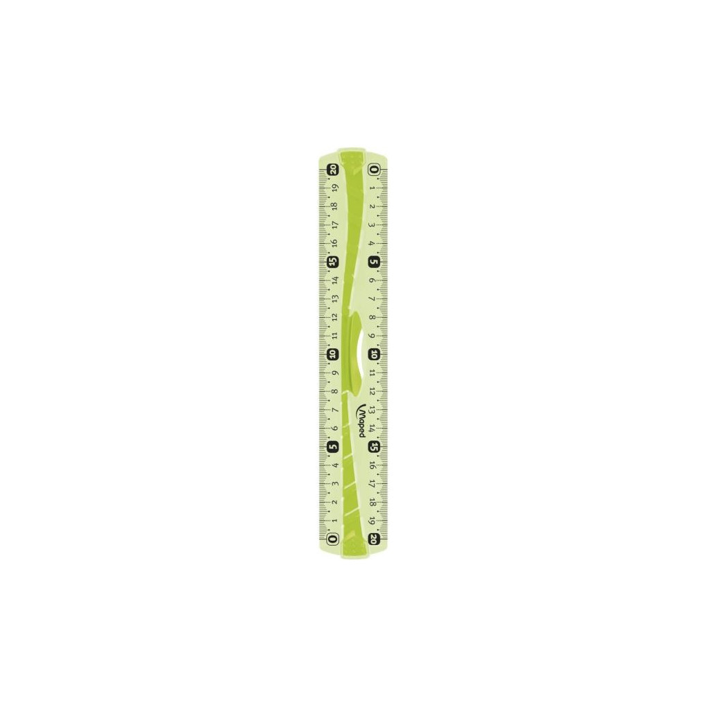Лінійка Maped UNBREAKABLE, 30см пластикова, двостороння шкала, рожева (MP.244120) - зображення 2