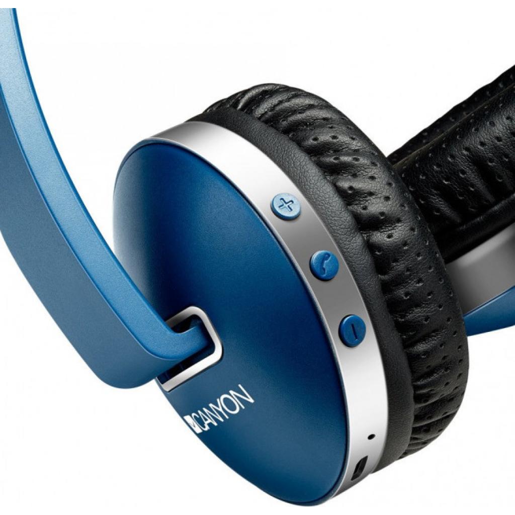 Навушники Canyon CNS-CBTHS2BL Blue - зображення 4