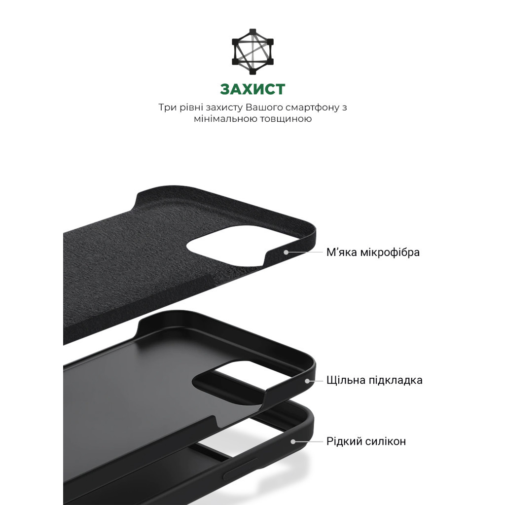 Чохол до мобільного телефона Armorstandart ICON2 Case Apple iPhone 15 Plus Black (ARM70512) - зображення 6