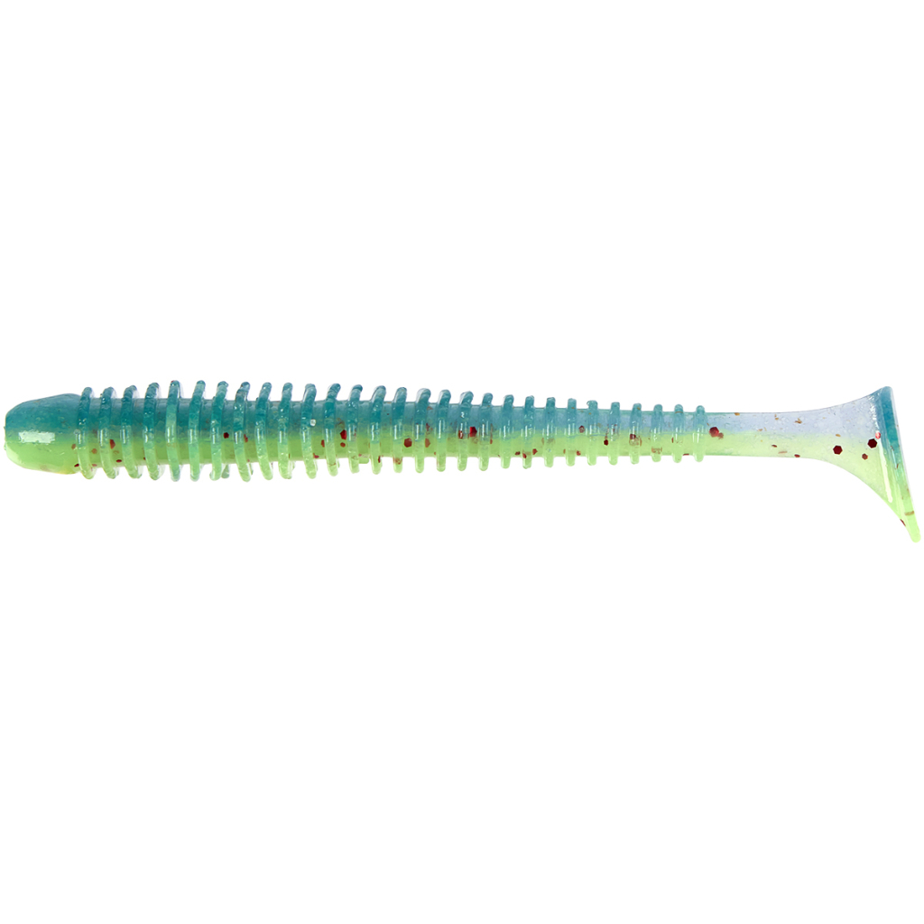 Силікон рибальський Keitech Swing Impact 2.5" (10 шт/уп) кea20 violet chart red flk (1551.14.00) - зображення 1