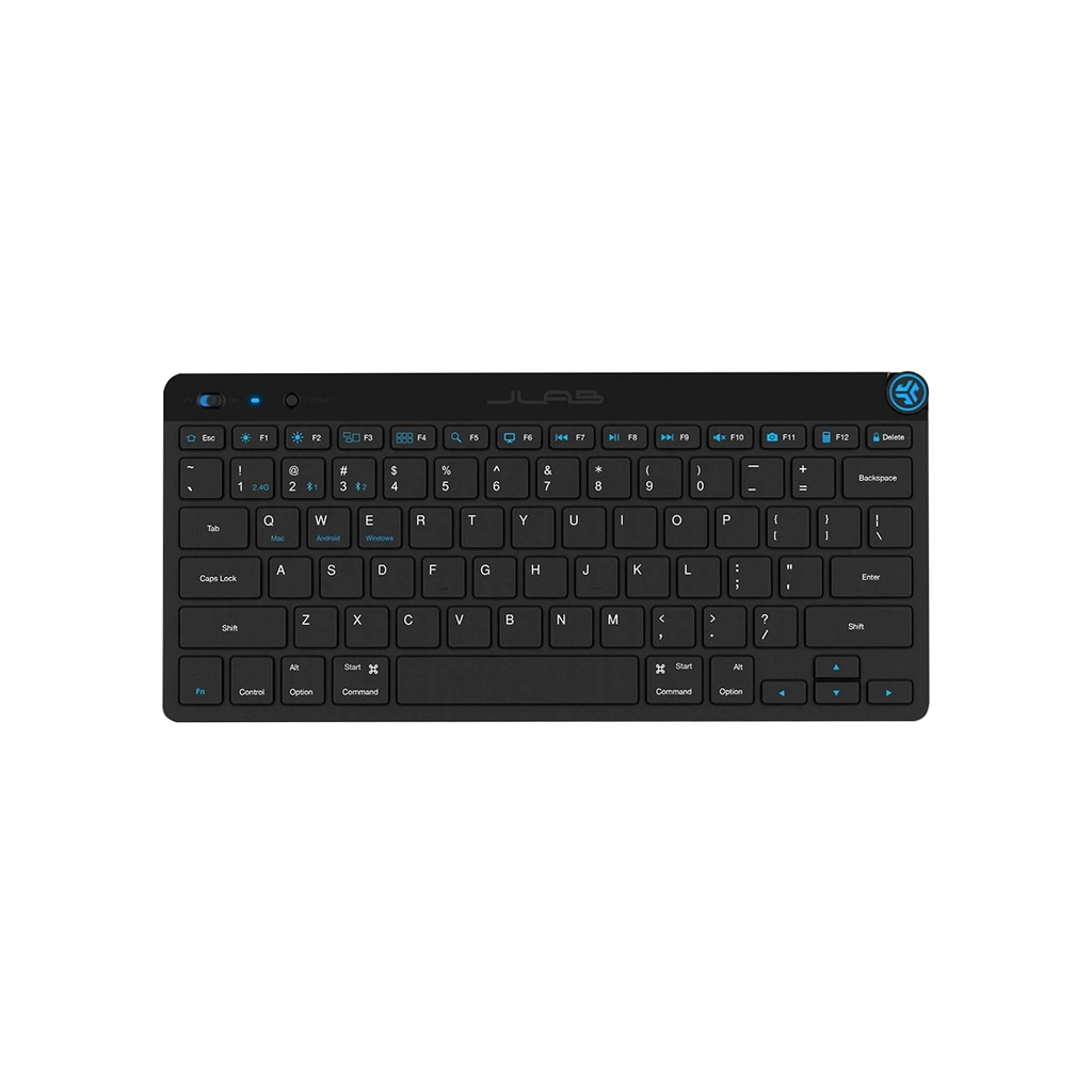 Клавіатура Jlab GO Bluetooth/Wireless Black (IEUKGOKEYBRBLK4) - зображення 1