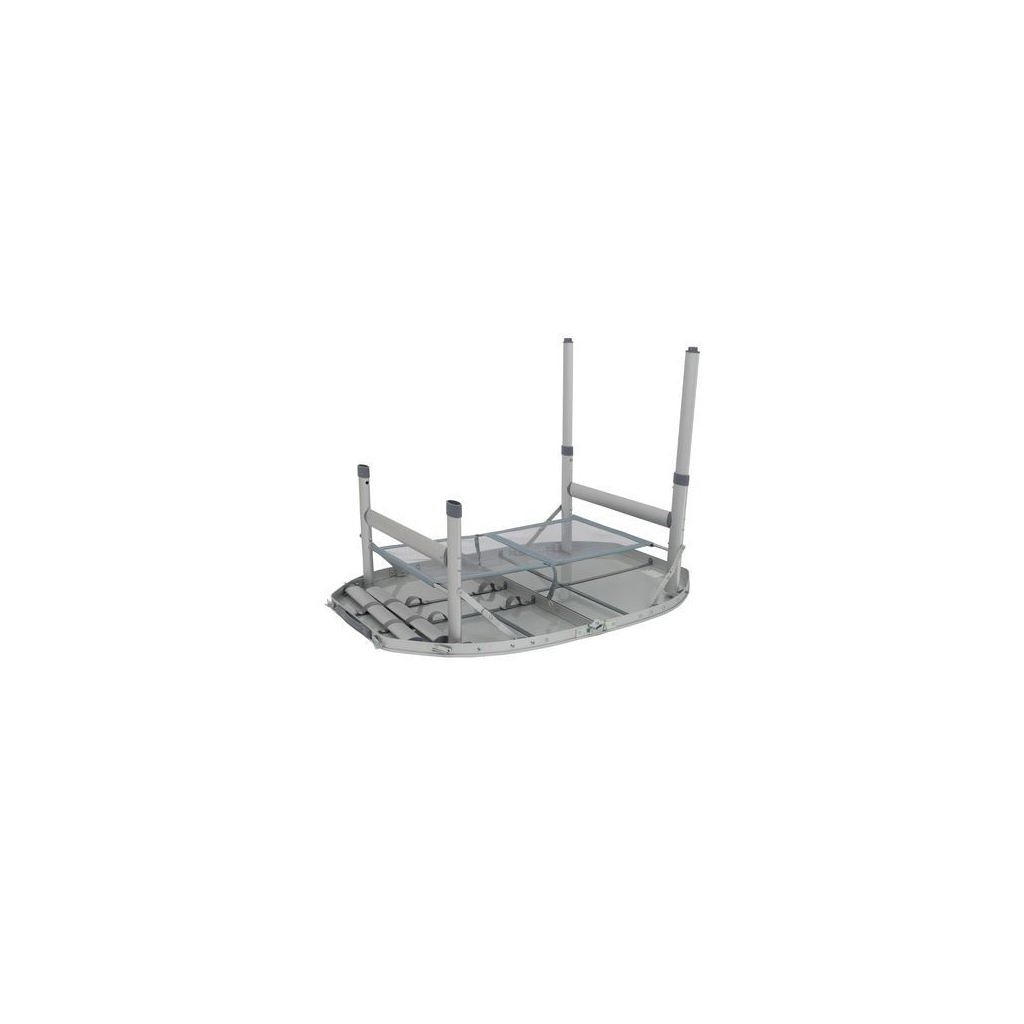 Туристичний стіл Bo-Camp Premium Oval 100x70 cm Grey (1404424) (DAS303284) - зображення 7