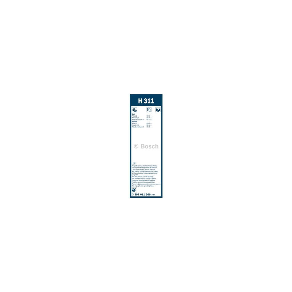 Щітка склоочисника Bosch 3 397 011 666 - зображення 3
