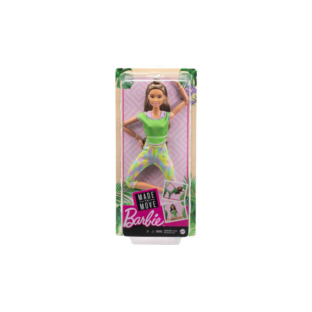 Лялька Barbie "Рухайся, як я" Шатенка (GXF05) - зображення 1