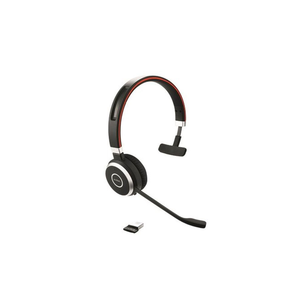 Навушники Jabra Evolve 65 MS Mono Charging Stand (6593-823-399) - зображення 2