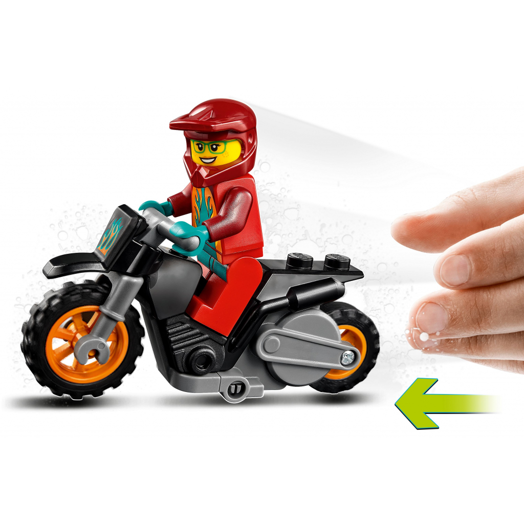 Конструктор LEGO City Stuntz Вогняний трюковий мотоцикл 11 деталей (60311) - зображення 5