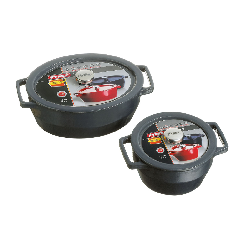 Каструля Pyrex Slow Cook Grey Овальна 5.8л (SC4AC33/6641) - зображення 2