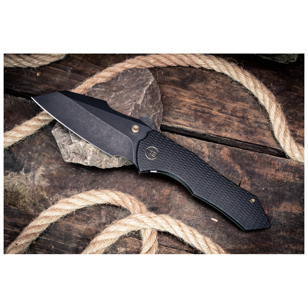 Ніж Weknife High-Fin XL, Darkwash, чорний титан (WE24010-1) - зображення 10
