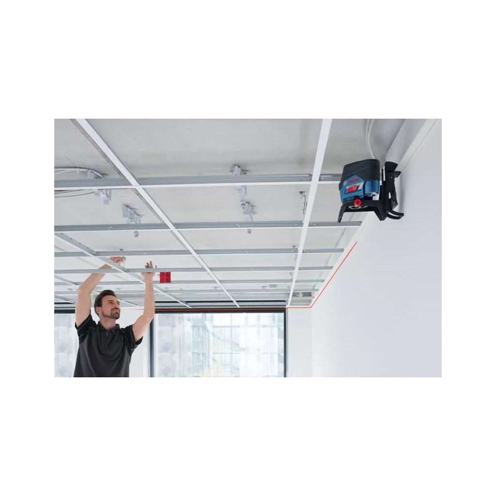 Лазерний нівелір Bosch Professional GCL2-50C+RM2 до 20м, ±0.3мм/м, 4AAx1.5В, IP54, чохол (0.601.066.G00) - зображення 4