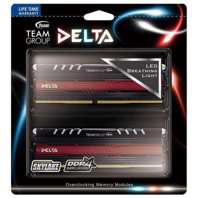 Модуль пам'яті для комп'ютера DDR4 16GB (2x8GB) 2400 MHz Delta White LED Team (TDTWD416G2400HC15ADC01) - зображення 3