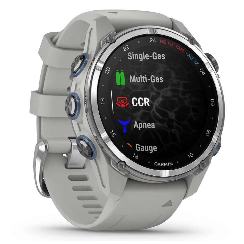 Смарт-годинник Garmin Descent Mk3, 43mm, Passvtd Steel/Fog Gry, Dive Computer, GPS дайвінг комп'ютер (010-02753-04) - зображення 3