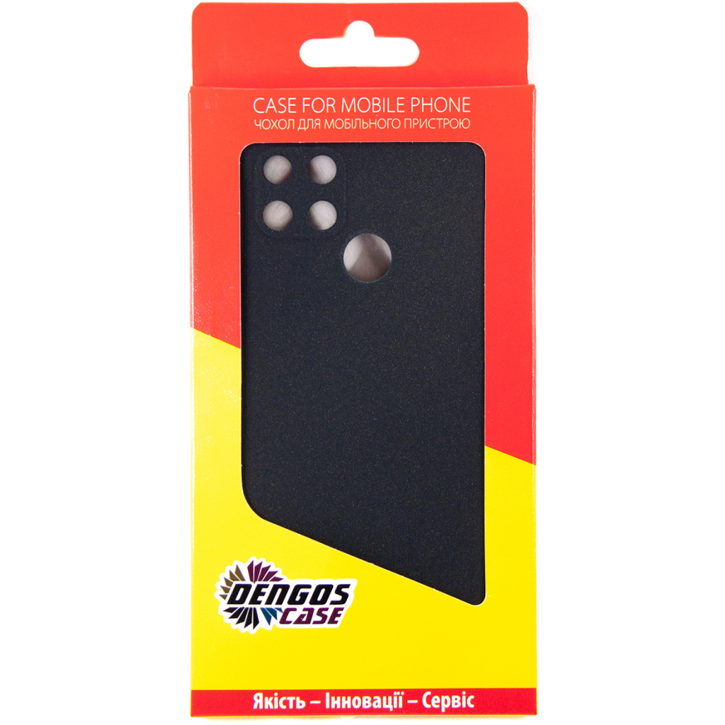 Чохол до мобільного телефона Dengos Carbon Realme C25y (black) (DG-TPU-CRBN-145) - зображення 4