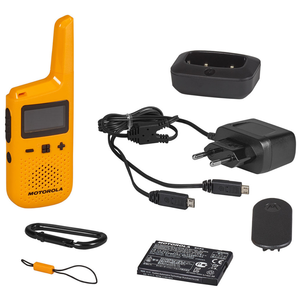 Портативна рація Motorola TALKABOUT T72 Twin Pack Chgr WE (D3P01611YDLMAW) - зображення 7