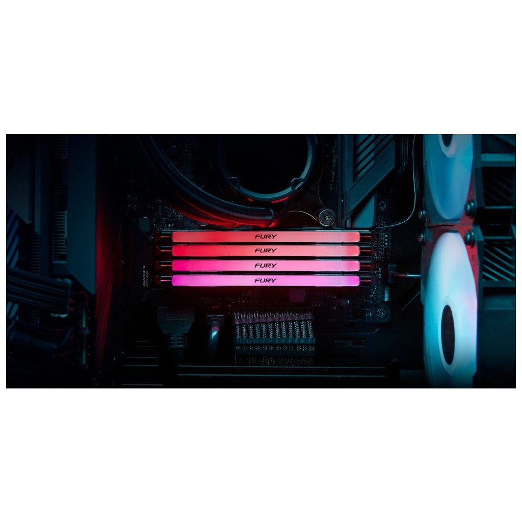 Модуль пам'яті для комп'ютера DDR5 16GB 6000 MHz Renegade RGB Kingston Fury (ex.HyperX) (KF560C32RSA-16) - зображення 7