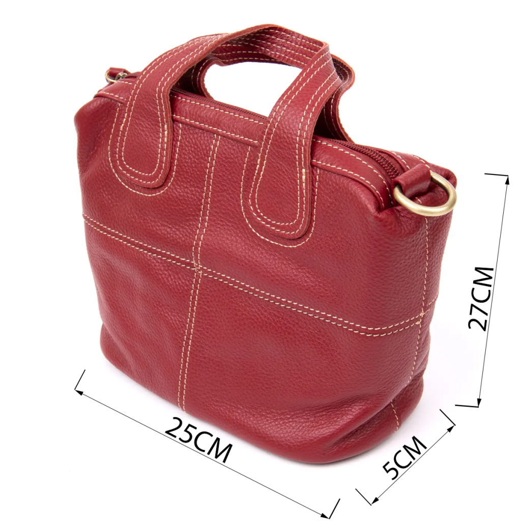 Сумка Vintage Червона (20405) - зображення 4