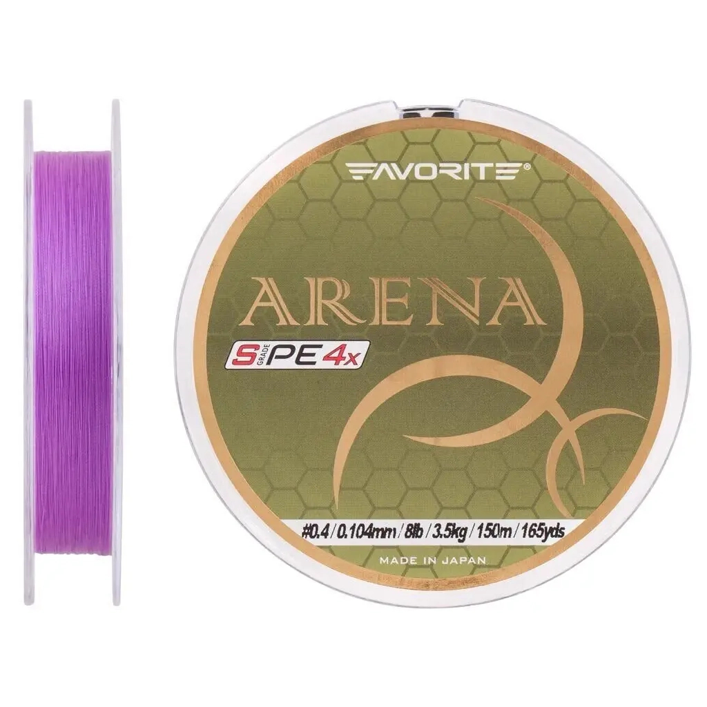 Шнур Favorite Arena PE 4x 100m 0.3/0.09mm 6.5lb/3kg Purple (1693.11.02) - зображення 2