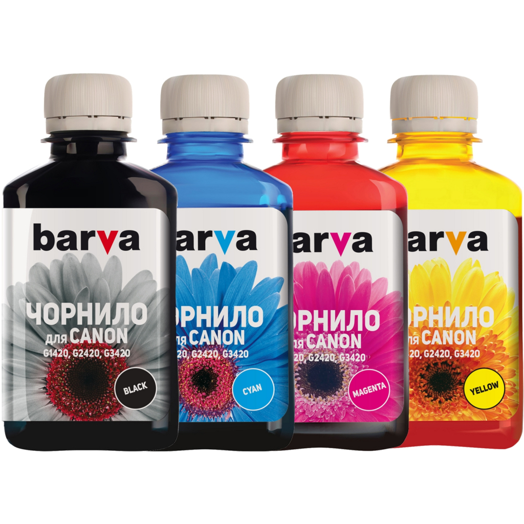 Чорнило Barva Canon GI-41 SET 4x180 мл (CGI41-180-MP) - зображення 1