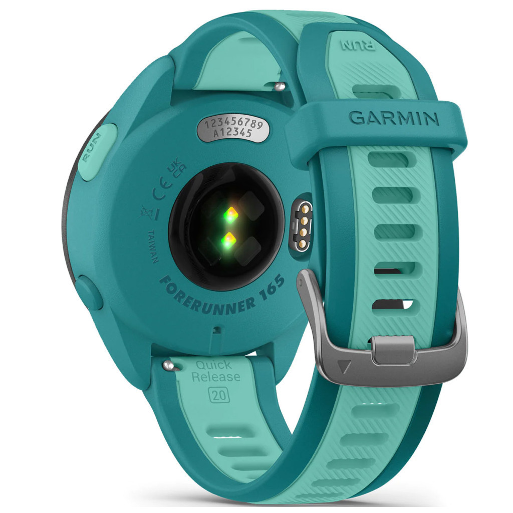 Смарт-годинник Garmin Forerunner 165 Music, Turquoise/Aqua, GPS (010-02863-32) - зображення 6