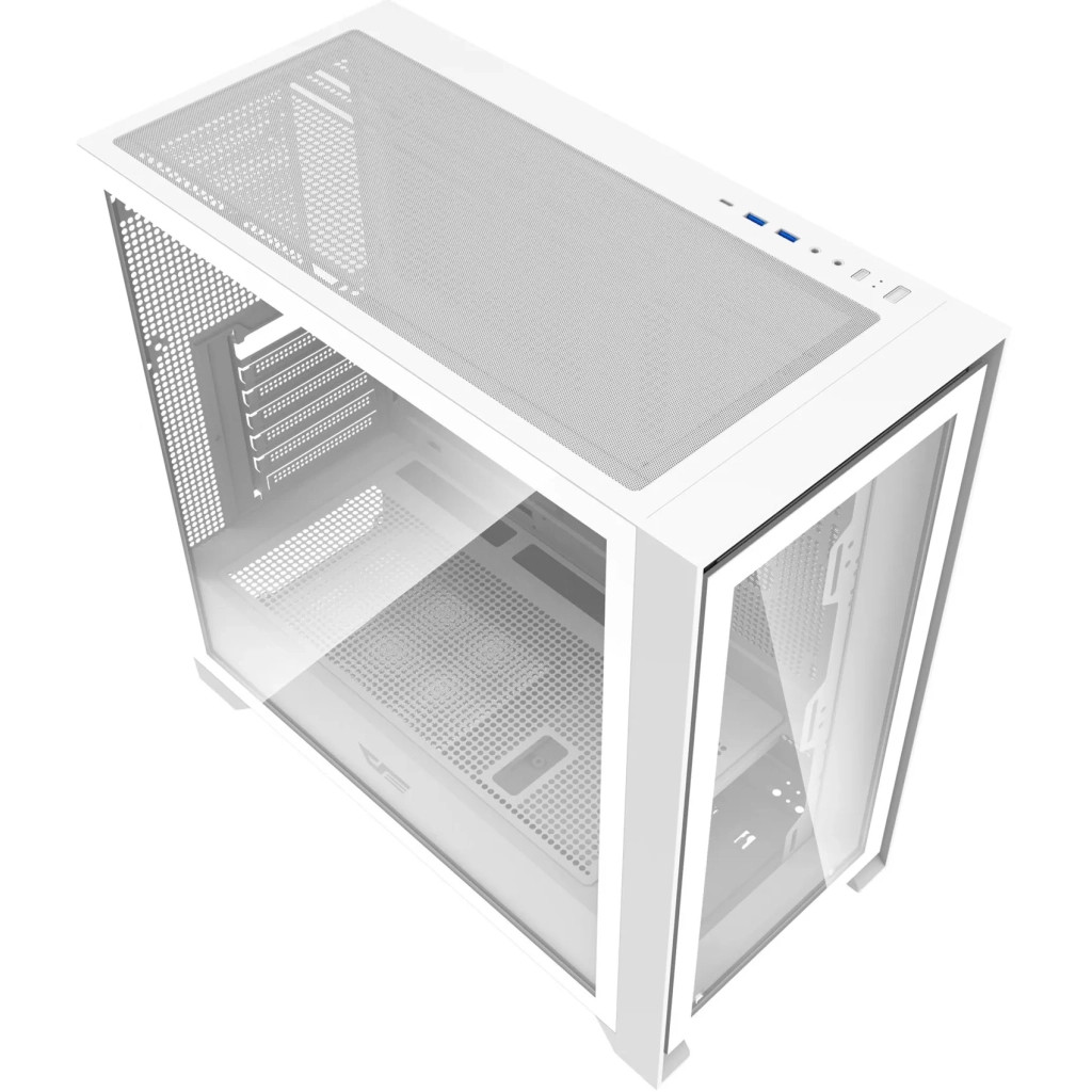 Корпус для ПК DARKFLASH DRX90 GLASS WHITE - зображення 6