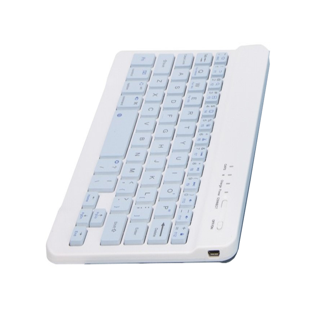 Клавіатура BeCover Bluetooth UA Light Blue (713410) - зображення 4