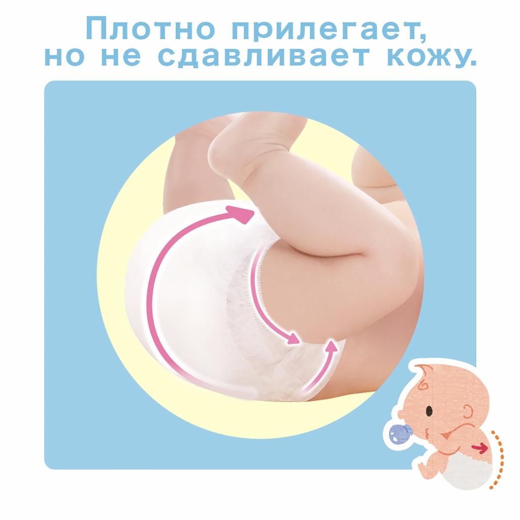 Підгузки Moony NB (0-5 кг) 111 шт (4903111282104) - зображення 3