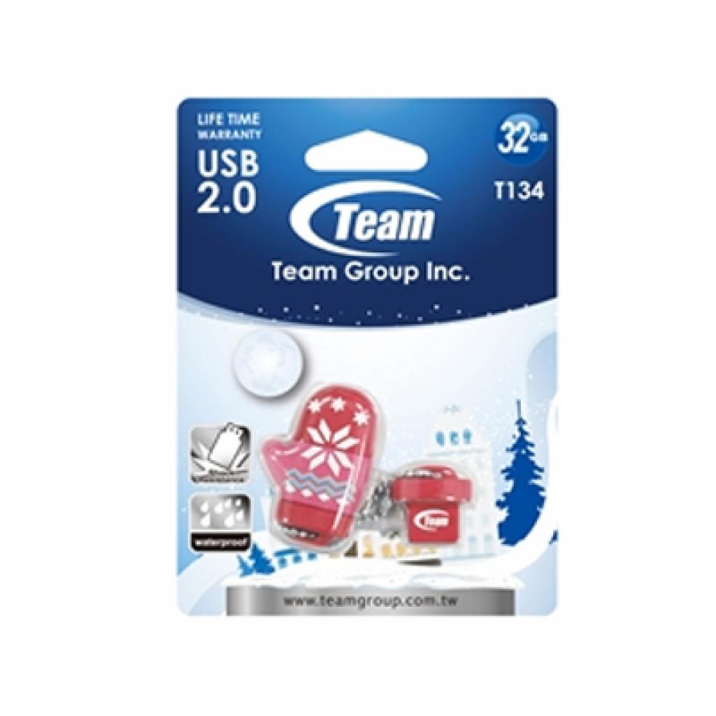 USB флеш накопичувач Team 32Gb T134 pink (TT13432GK01) - зображення 2