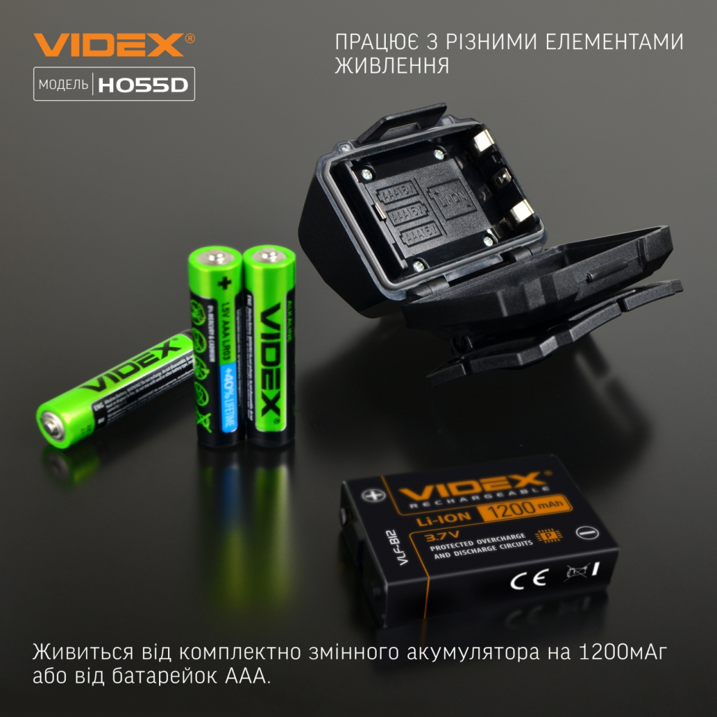 Ліхтар Videx VLF-H055D 500Lm 5000K (VLF-H055D) - зображення 11
