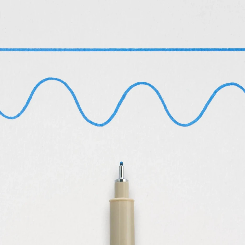 Лайнер Sakura Pigma Micron (0.8) 0,5 мм Синій (084511318342) - зображення 3