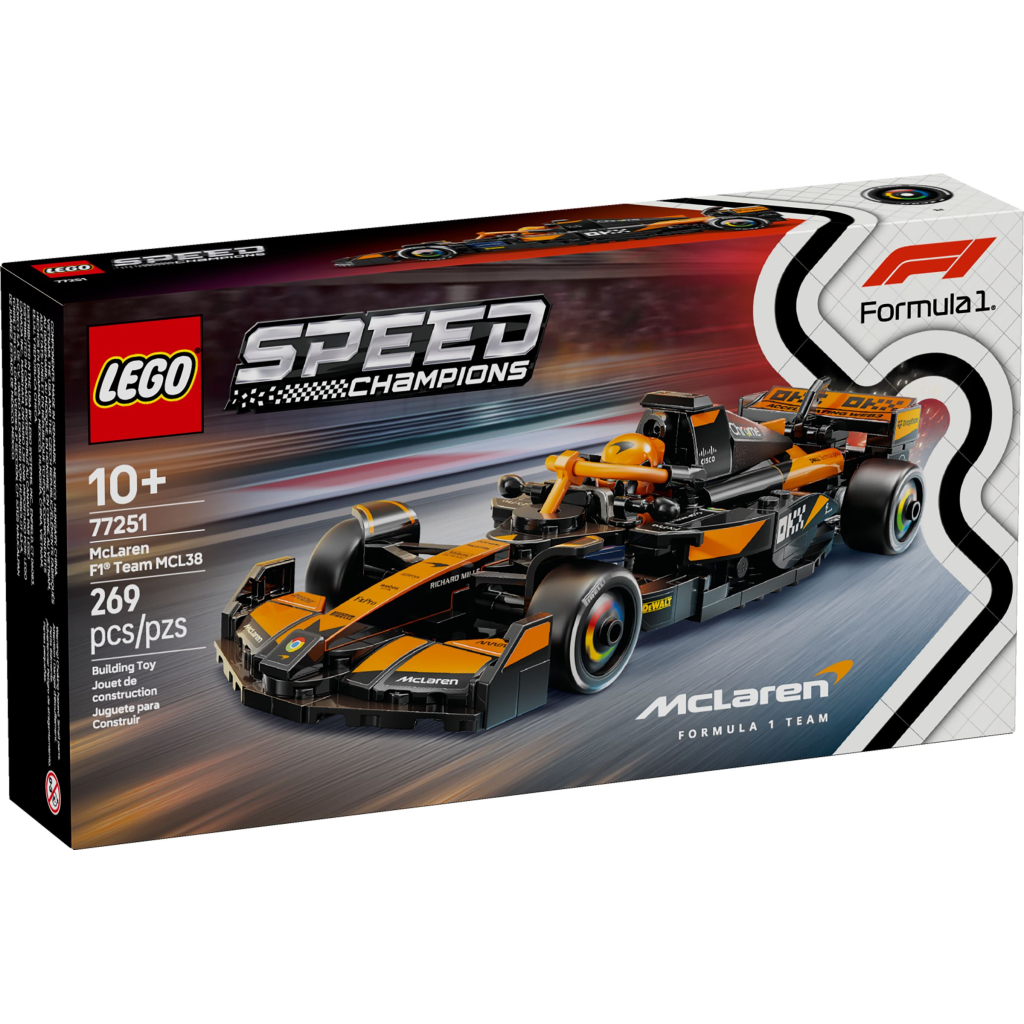 Конструктор LEGO Speed Champions Автомобіль для перегонів McLaren F1 Team MCL38 (77251) - зображення 1