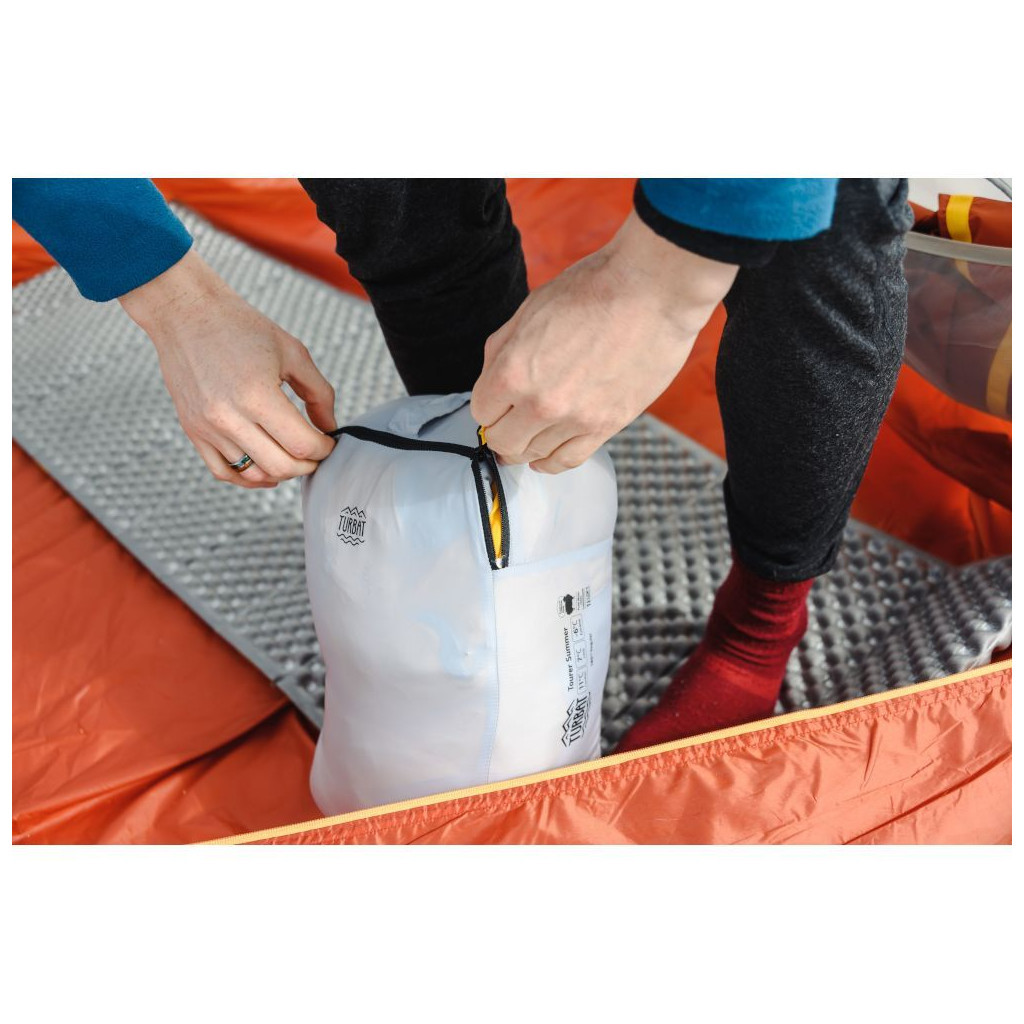 Спальний мішок Turbat Tourer Summer gold fusion/dawn blue 195 см (012.005.0361) - зображення 12