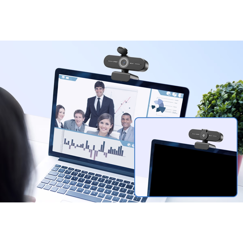 Веб-камера Emeet C60E 4K Black (eMeet-E3124) - зображення 10