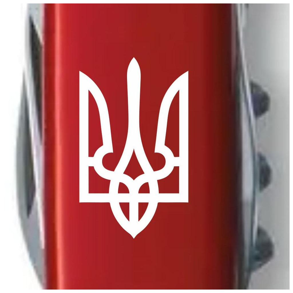 Ніж Victorinox Camper Ukraine Red "Тризуб білий" (1.3613_T0010u) - зображення 4