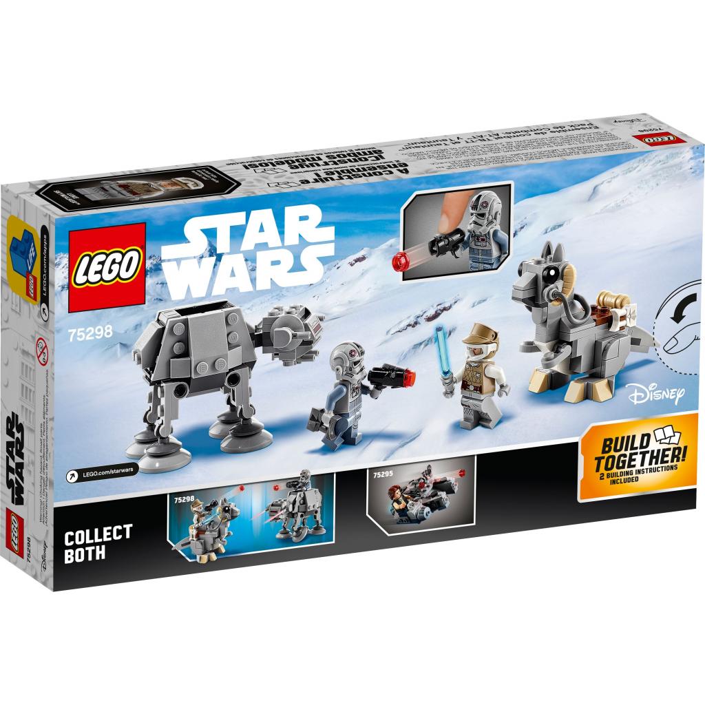 Конструктор LEGO Star Wars TM Мікрофайтери: AT-AT проти таунтауна 205 деталей (75298) - зображення 7