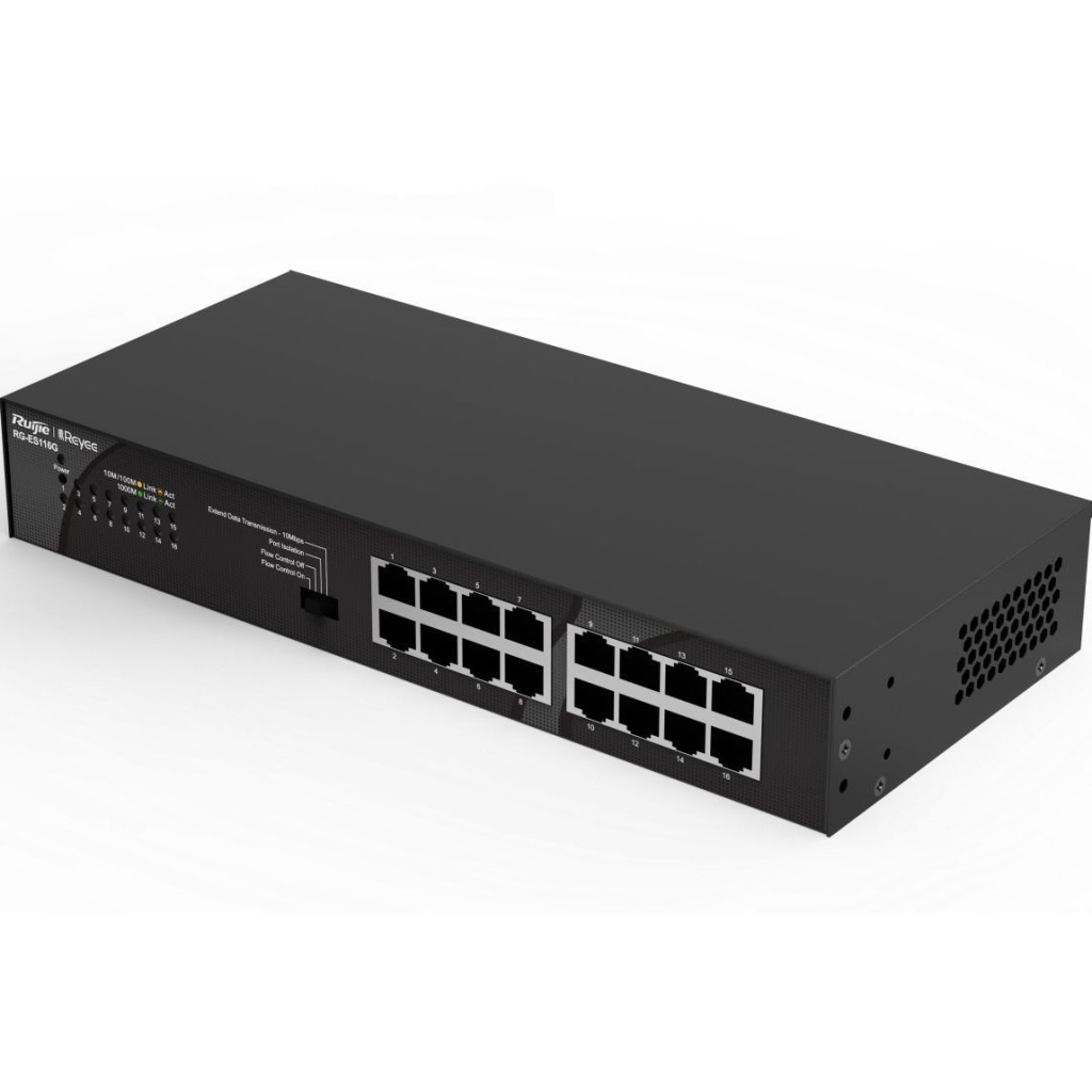 Комутатор мережевий Ruijie Networks RG-ES116G - зображення 4