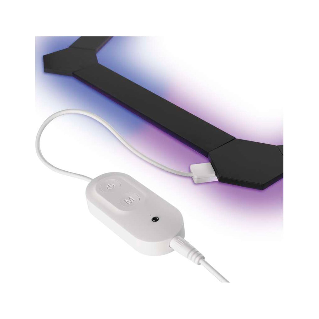 Світильник EMOS ZIW269R LINES 9шт. 34 Вт, RGBIC, WIFI black (ZIW269R) - зображення 8