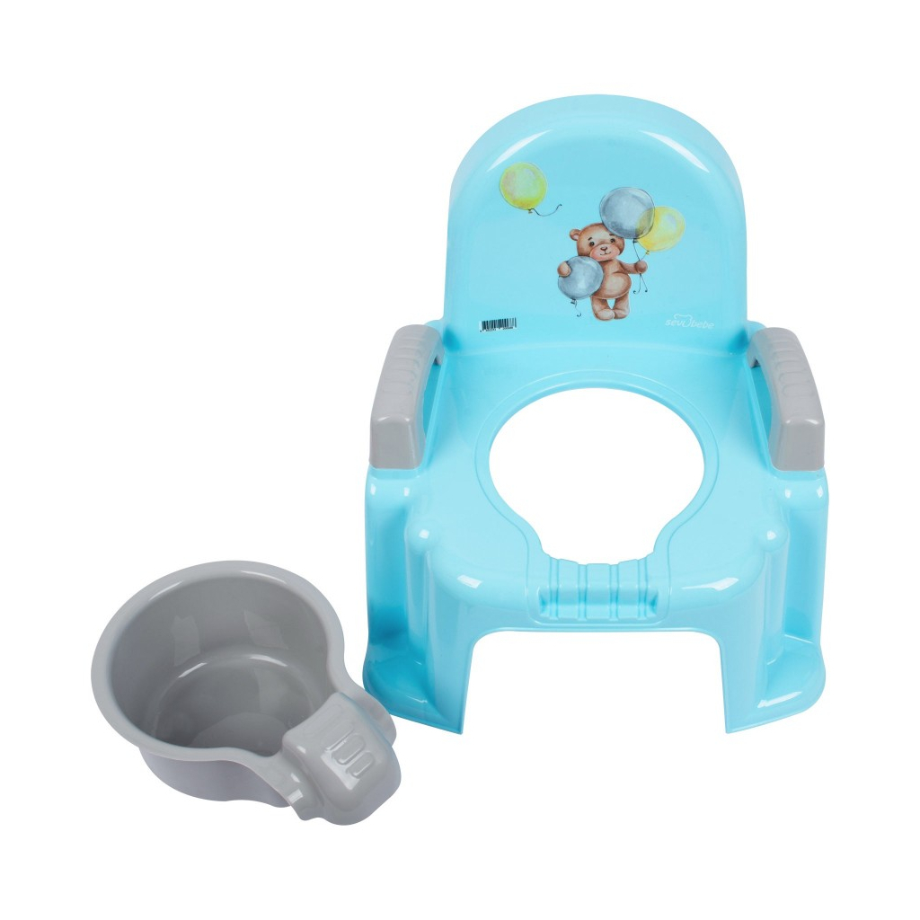 Горщик Sevi Bebe стілець бірюзовий (8692241256807) - зображення 4