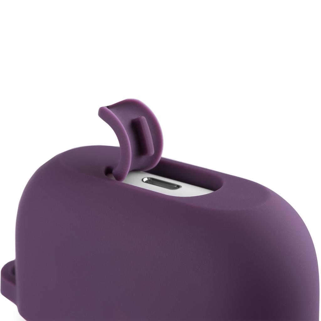 Чохол для навушників 2E для Apple AirPods Pro Pure Color Silicone 2.5 мм Marsala (2E-PODSPR-IBPCS-2.5-M) - зображення 3