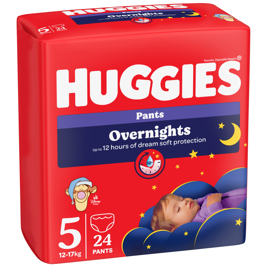 Підгузки Huggies Overnights Pants Трусики 5 12-17 кг 24 шт. (5029053581095) - зображення 1