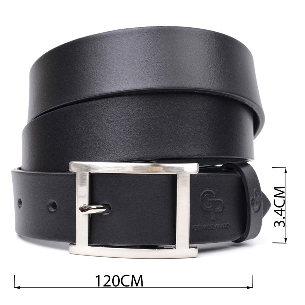 Ремінь Grande Pelle Брючний з натуральної шкіри Чорний (11689) - зображення 3