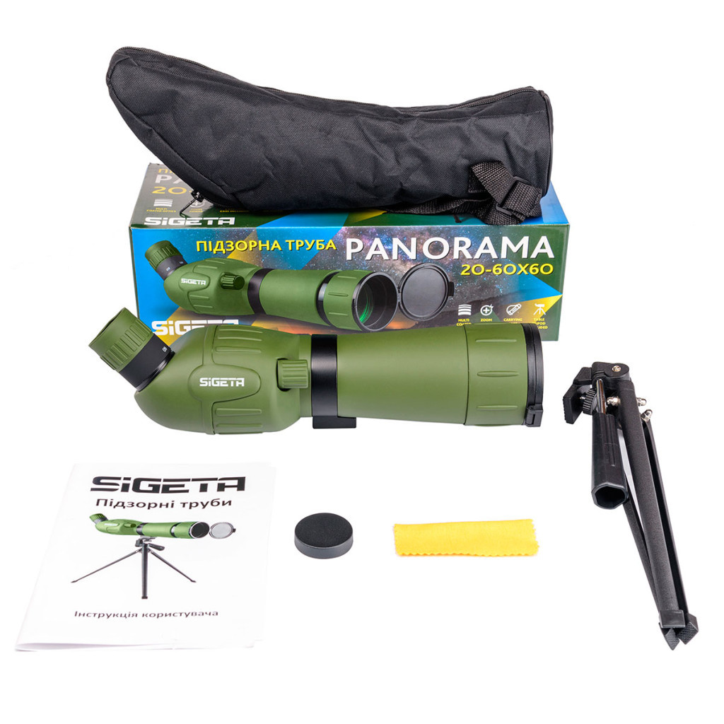 Підзорна труба Sigeta Panorama 20-60x60 (65721) - изображение 5